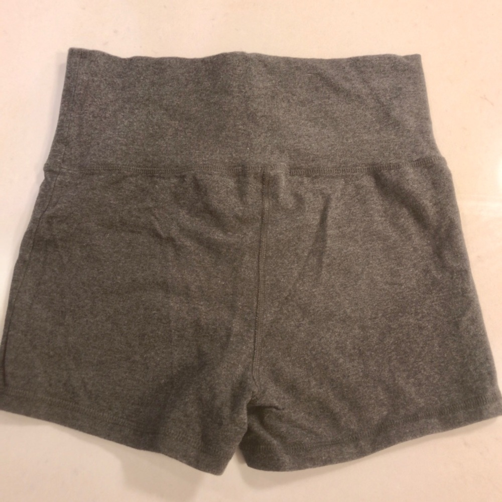 Gray Hi-Rise Active Shorts